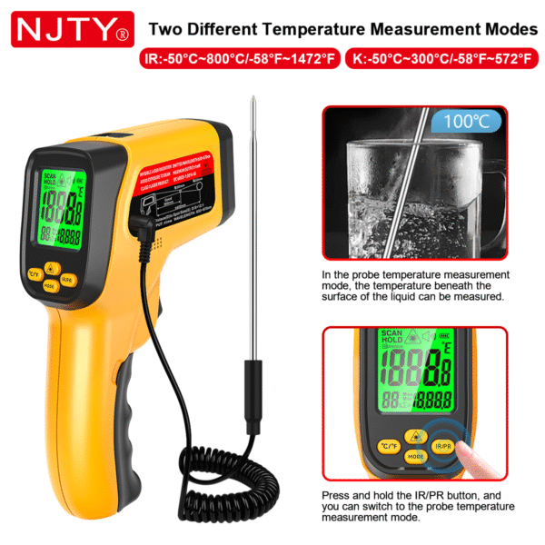 Food Infrared (IR) Thermometer Gun