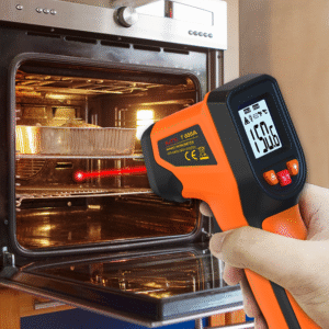 Instant-Read Infrared (IR) Thermometer Gun for Cooking, Candy & Frying Oil