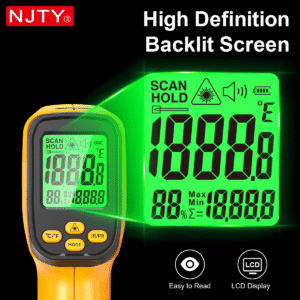 HVAC Laser Thermometer Gun for Vents, Ducts & Split AC Units