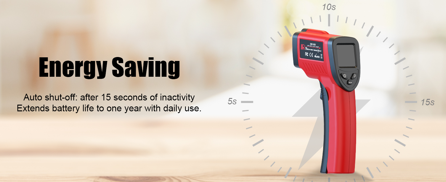 Infrared (IR) Thermometer Gun
