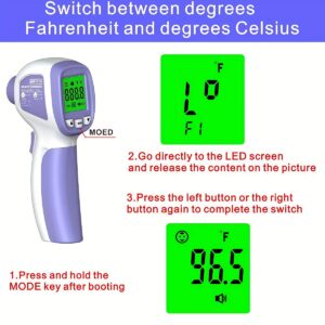 Infrared (IR) Thermometer Gun for Humans & Pets