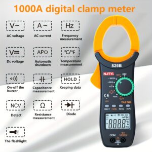 Frequency Measurement Clamp Ammeter